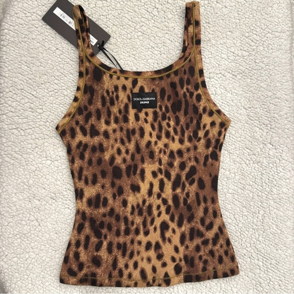 Dolce & Gabbana Leopard Print Women's Top